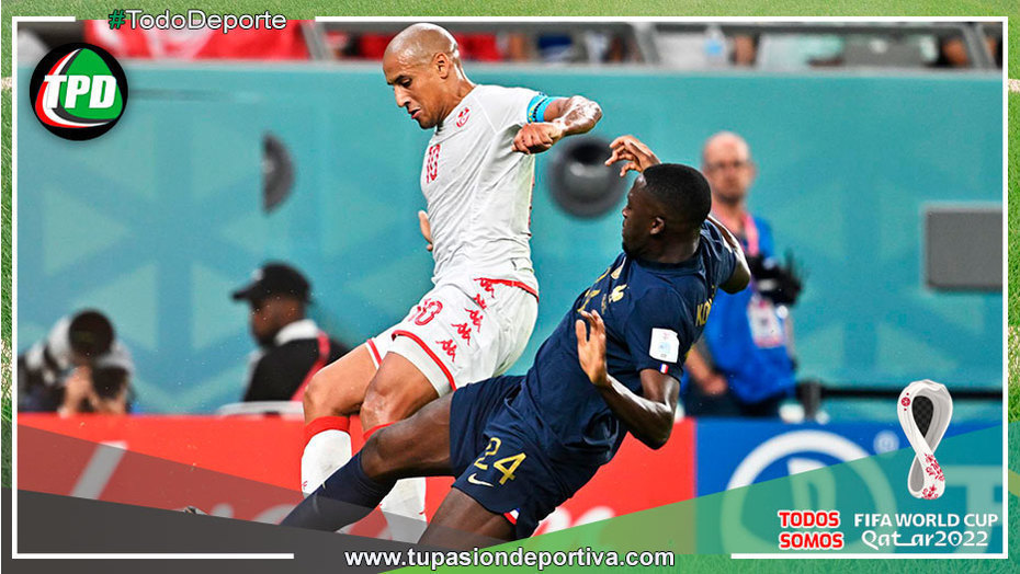 La selección de Tunez ganó a Francia 1 a 0, pero igual no alcanzo a Octavos