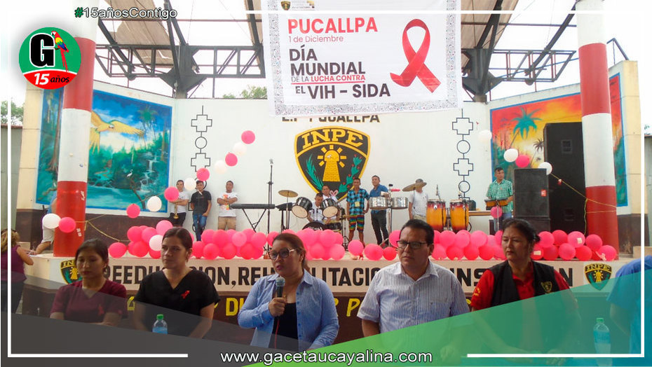 Conmemoran Dia Mundial de Lucha contra el SIDA en el establecimiento Penal de Pucallpa