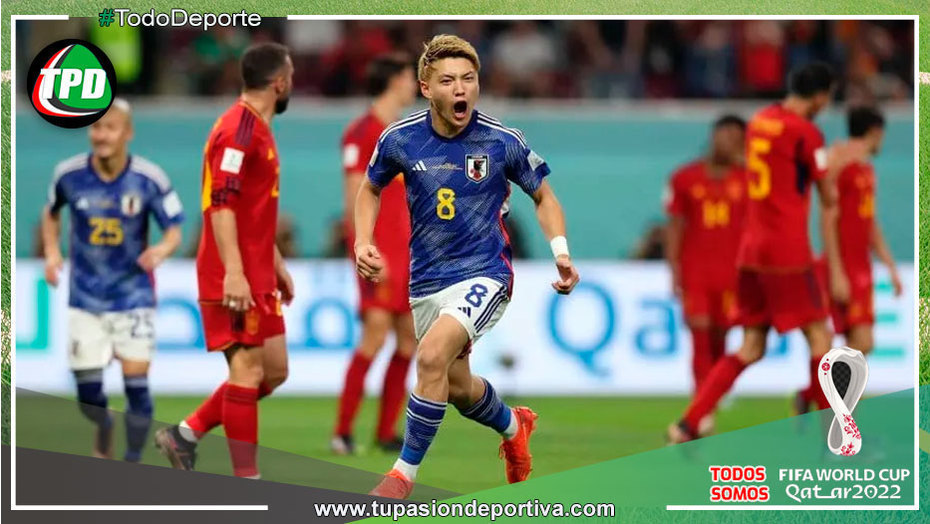 Japón sorprende y gana a España 2 a 1