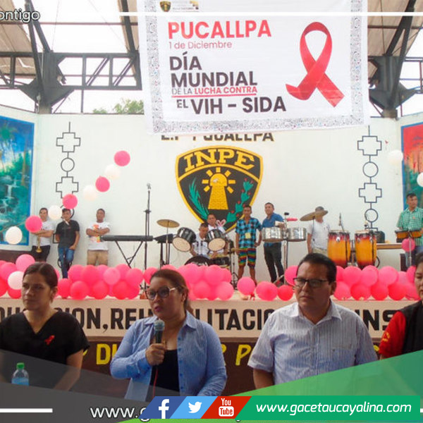 Conmemoran Dia Mundial de Lucha contra el SIDA en el establecimiento Penal de Pucallpa