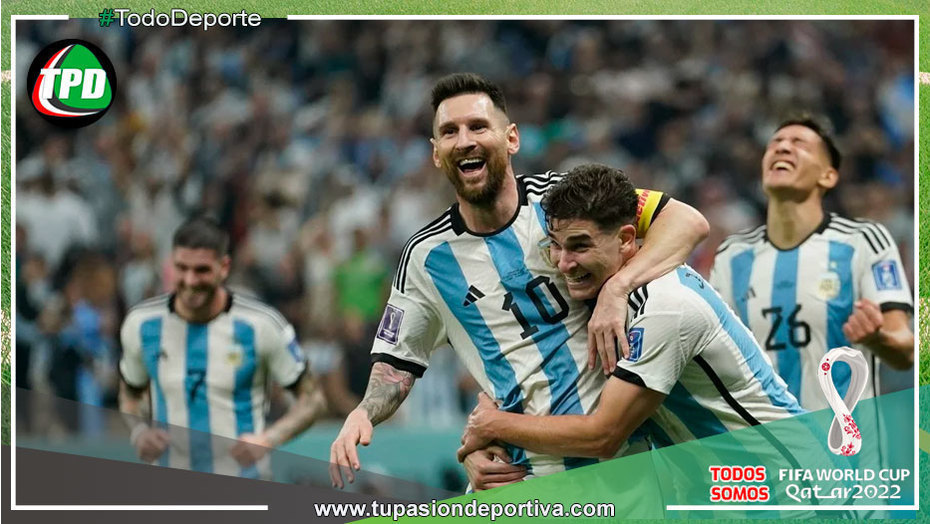 Argentina ya es finalista de la Copa Mundial de Qatar al vencer por 3 a 0 a Croacia