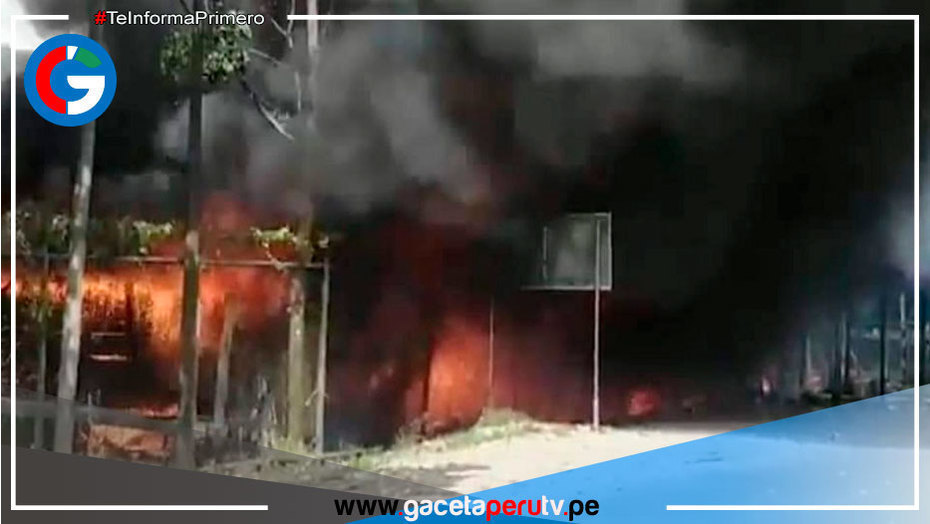 Manifestantes incendian puesto de control combinado en Mazuko