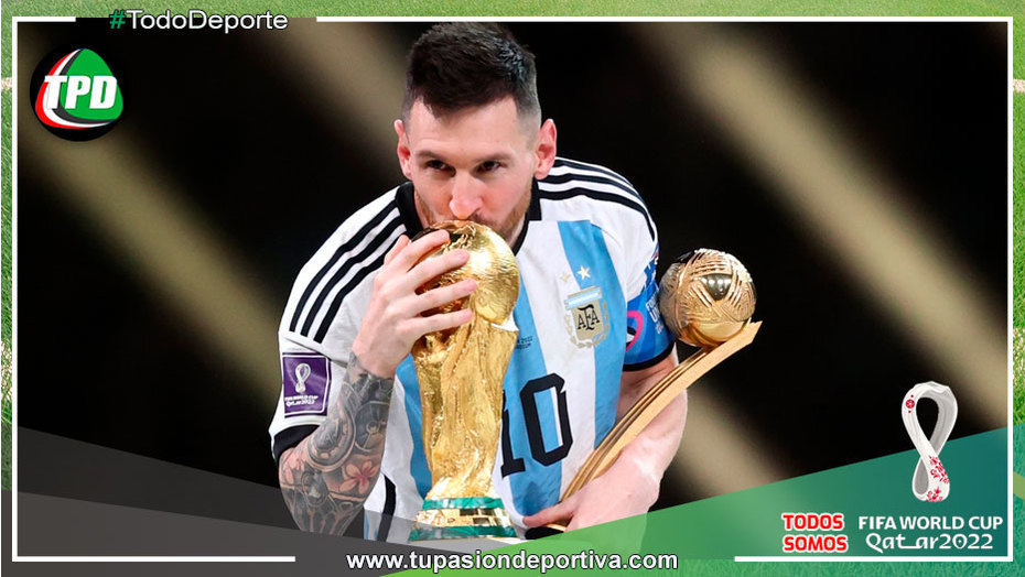 El Balón de Oro del Mundial Qatar 2022 se llevo Leionel Messi