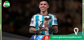 El Premio al mejor jugador joven de la Copa Mundial se lo llevo Enzo Fernández