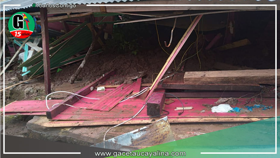 Inundación tras lluvias intensas dejan 105 viviendas afectadas en caseríos