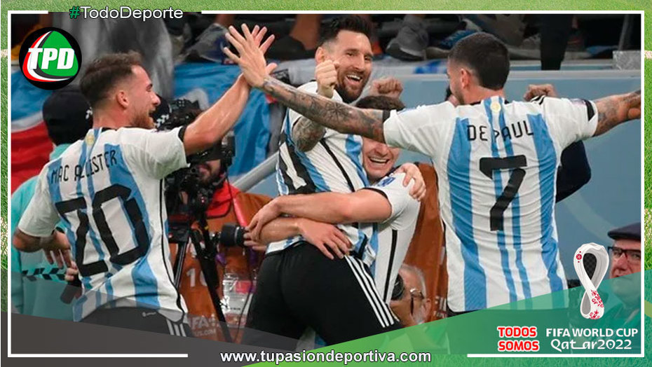 Argentina gana a Australia 2 a 1 y pasa a Cuartos de Final