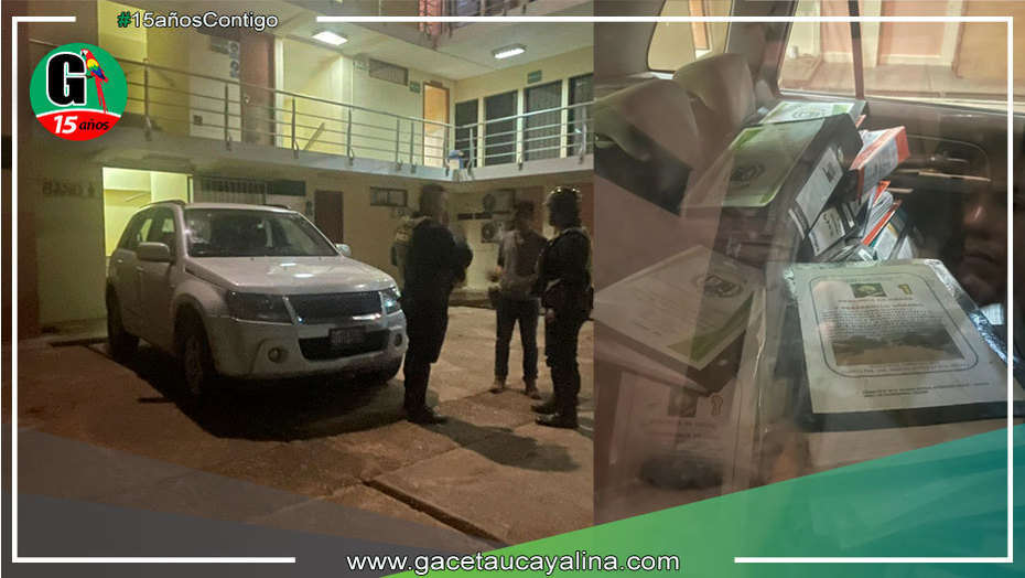 Intervienen a vehículo cargado con documentos que regresaba a Municipalidad de Manantay
