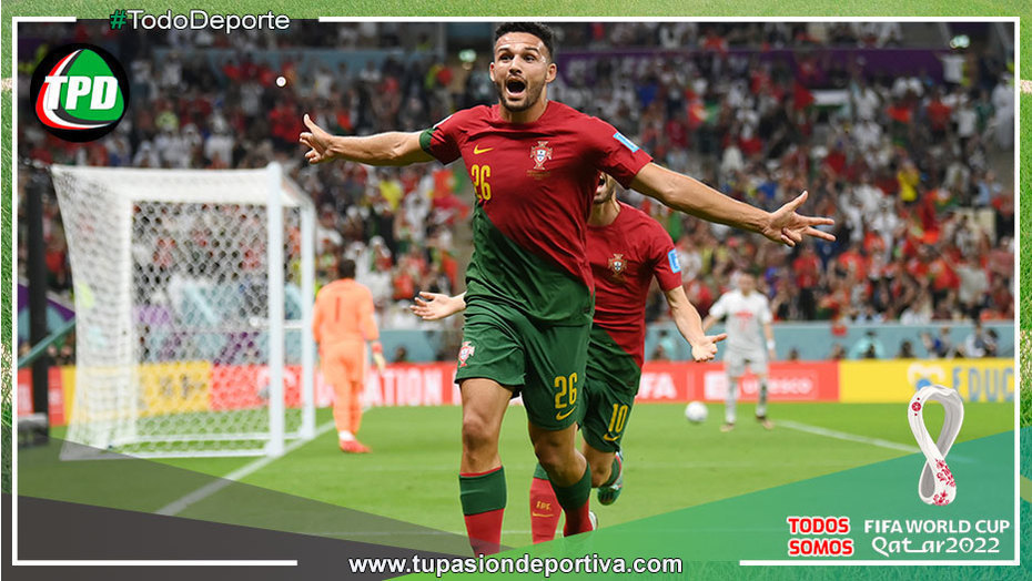 Con goleada de 6 a 1 Portugal gana Suiza y avanza a Cuartos de Final