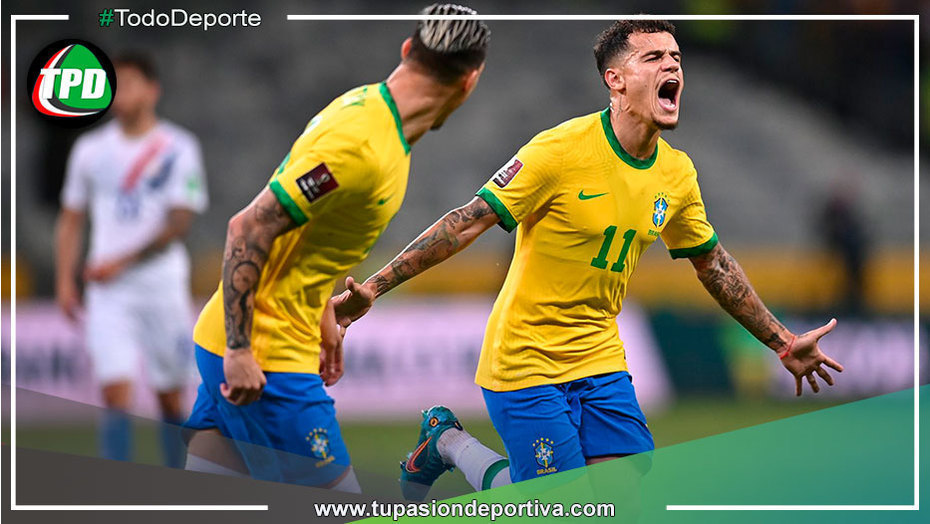 En Belo Horizonte Brasil aplastó 4-0 a Paraguay