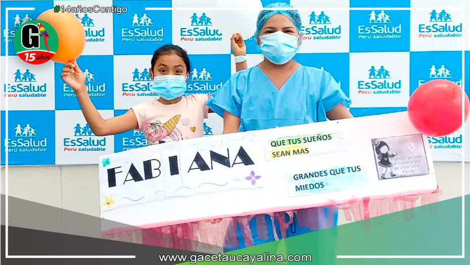 EsSalud Ucayali da de alta a niña de 8 años tras vencer la Covid-19