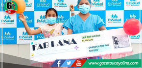 EsSalud Ucayali da de alta a niña de 8 años tras vencer la Covid-19