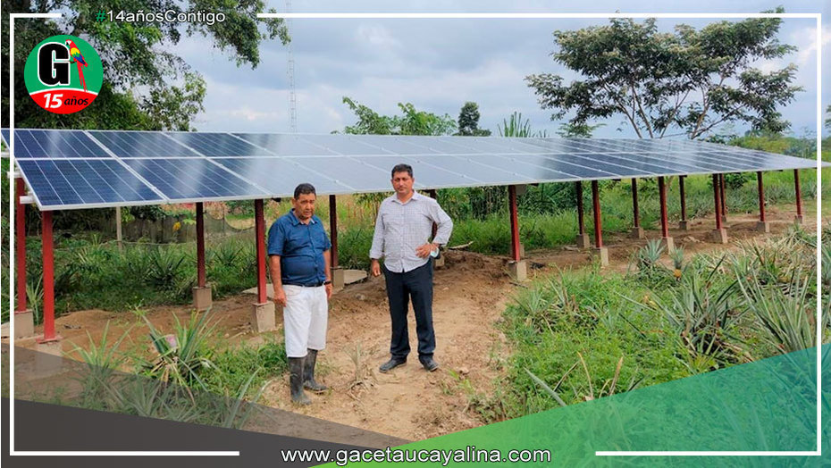 Ponen en funcionamiento sistema de bombeo solar fotovoltaico en Tocache