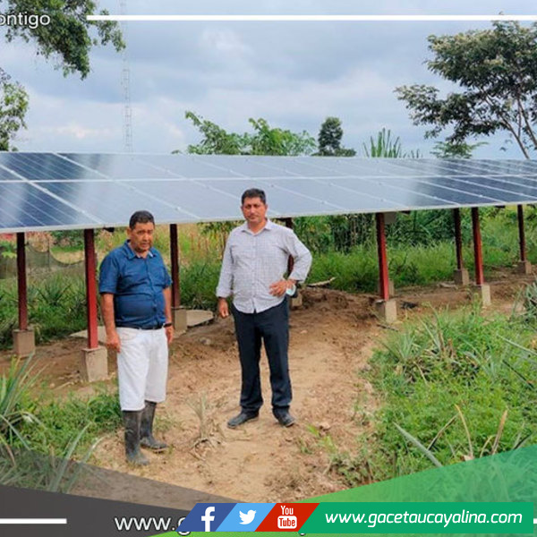 Ponen en funcionamiento sistema de bombeo solar fotovoltaico en Tocache 