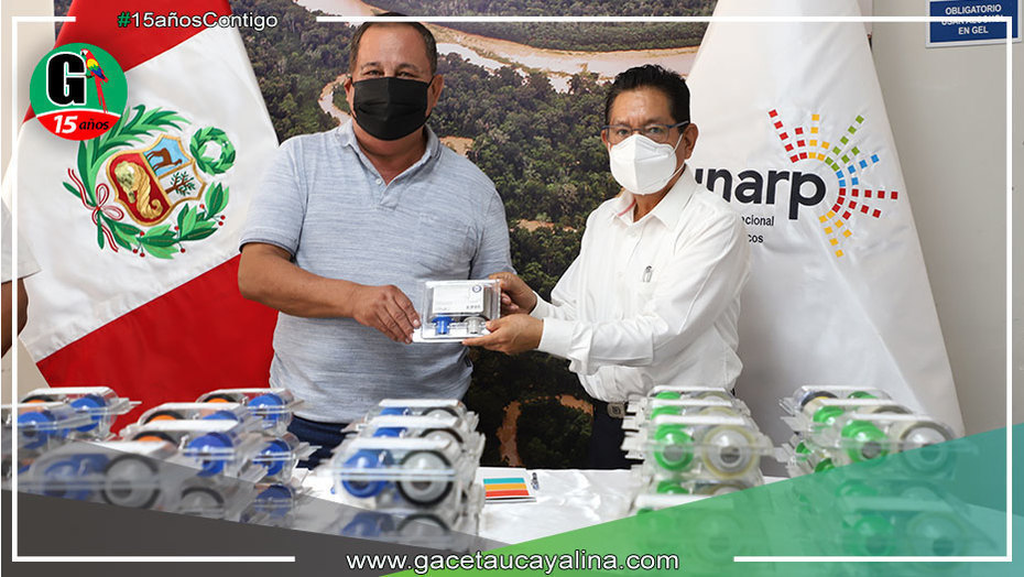 Sunarp Pucallpa donó insumos para impresión de tarjetas a Municipalidad de Coronel Portillo