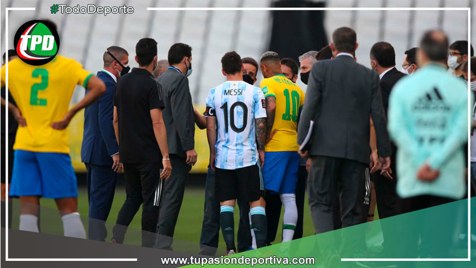 El duelo entre Argentina y Brasil se reanudará en fecha y lugar a designar