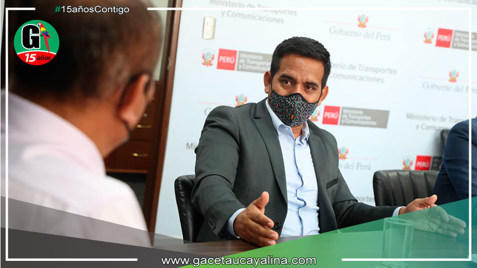 Congresista Elvis Vergara se reúne con ministro de Transportes y Comunicaciones