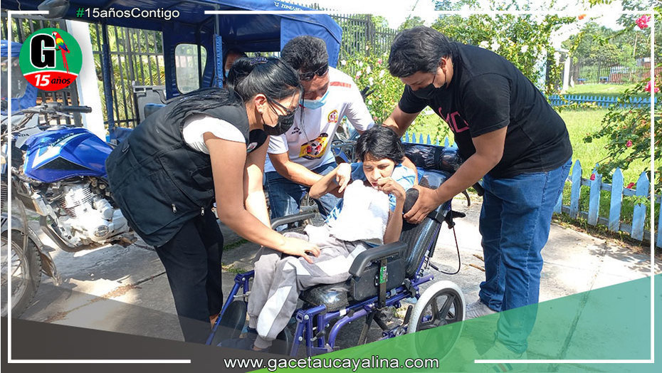 Municipalidad yarinense dona sillas de ruedas y aparatos biomecánicos a personas con discapacidad