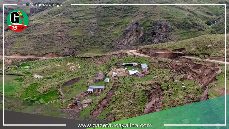 Deslizamiento de gran magnitud deja 7 familias damnificadas y 2 afectadas en Checca Cusco