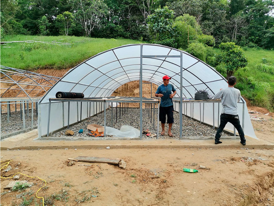 Nuevas instalaciones para el secado de Cacao en CC.NN. de Amazonas