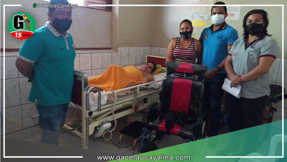 Municipalidad de Yarinacocha dona sillas de ruedas neurológicas