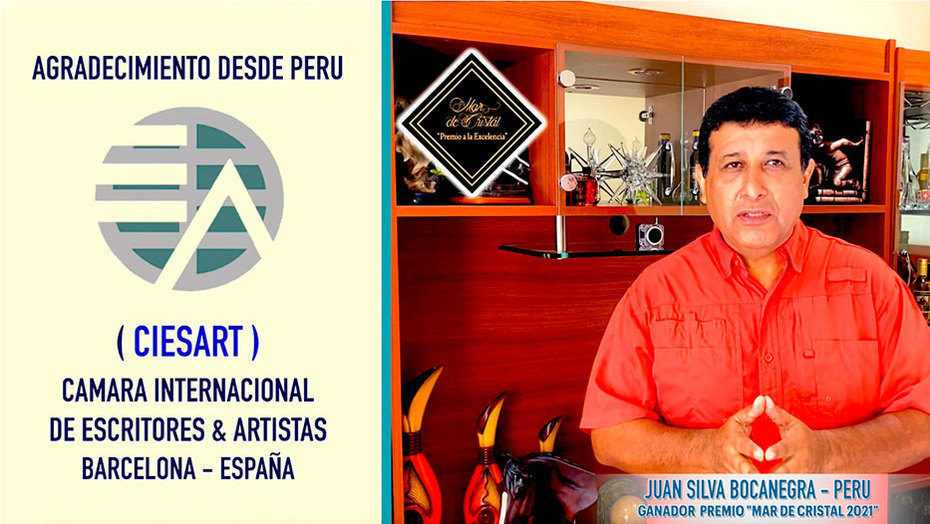 Juan Silva Bocanegra gana nuevo Premio Internacional