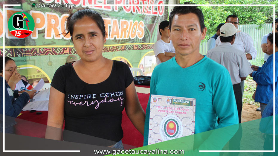 Vecinos de Caserío Pueblo Libre se alistan para recibir sus respectivos títulos de propiedad