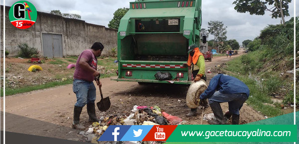 Se reinicia la frecuencia de recojo de residuos sólidos en Yarinacocha 