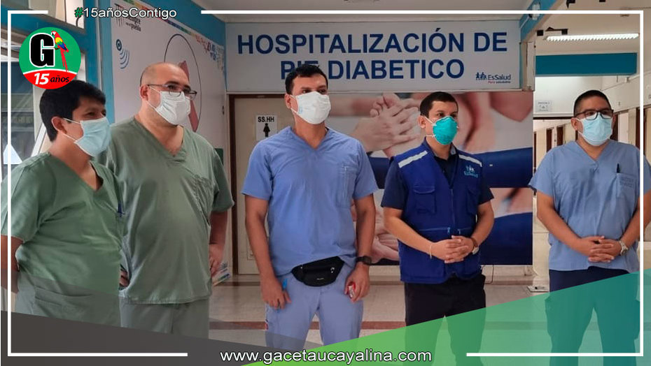 EsSalud Ucayali implementa servicio de hospitalización de pie diabético
