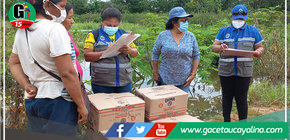 Municipalidad de Yarinacocha entrega productos del PVL en caseríos