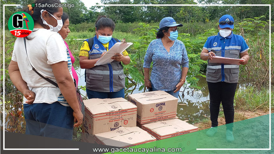 Municipalidad de Yarinacocha entrega productos del PVL en caseríos
