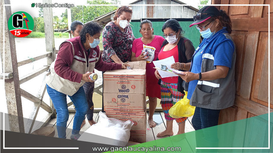 Continúa el reparto en caseríos y asentamientos humanos en Yarinacocha