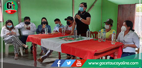 Alcaldesa Bertha Barbarán se reúne con dirigentes de AA. HH.