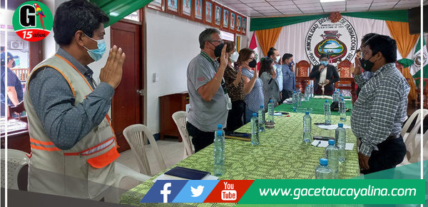 Municipalidad de Yarinacocha juramentó al equipo de trabajo de gestión de riesgos y desastres