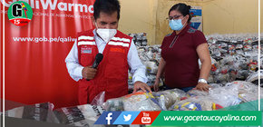 Más de 42 toneladas de alimentos se distribuirán entre familias vulnerables en Yarinacocha