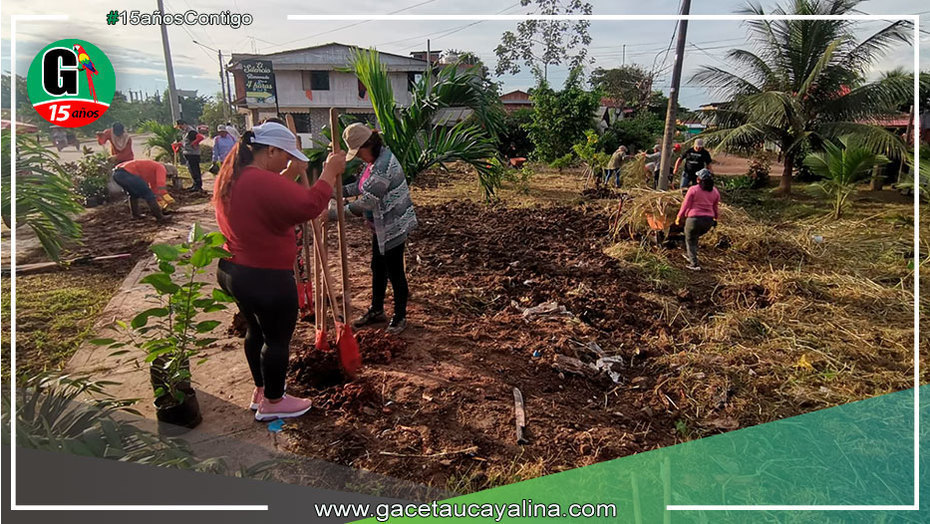 Áreas verdes recuperada por carretera antigua a Yarinacocha