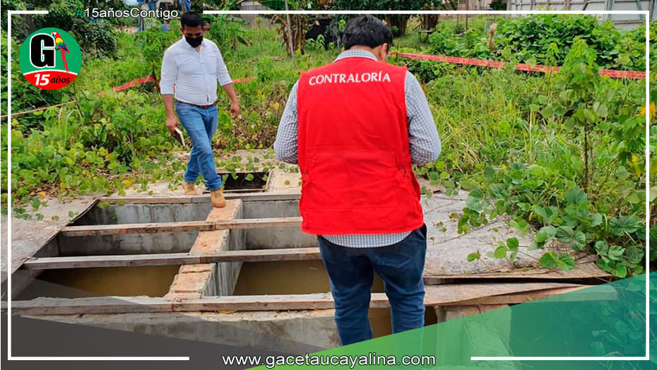 Congresista Elvis Vergara supervisó obra de agua y desagüe en el distrito de Masisea