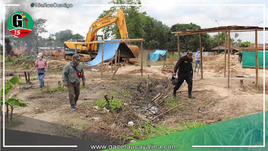 Recuperan terreno invadido del Parque Natural de Pucallpa