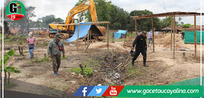 Recuperan terreno invadido del Parque Natural de Pucallpa 