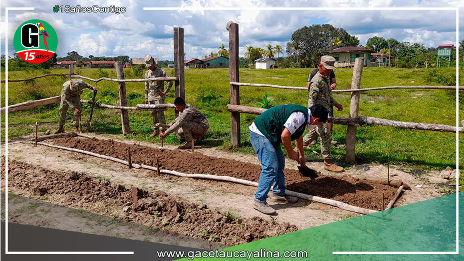 Instalan Biohuertos en zona fronteriza de Yuruá