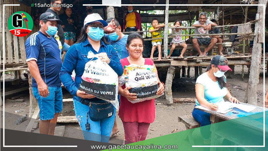 Comuneros de Nueva Bélgica reciben ayuda humanitaria de manos de alcaldesa