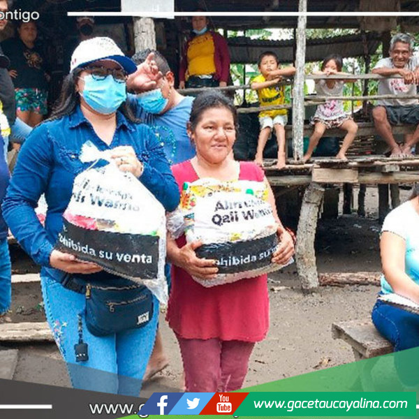 Comuneros de Nueva Bélgica reciben ayuda humanitaria de manos de alcaldesa 