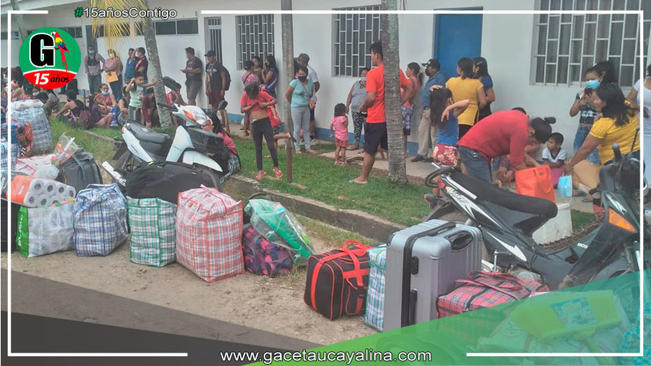 Purusinos retornan a sus hogares después de un año