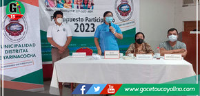 Alcaldesa inaugura el primer taller del Presupuesto Participativo 2023