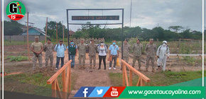 Instalan biohuerto en UMAR 6 en Purús 