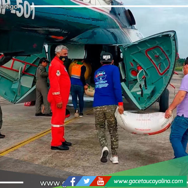 Cerca de cuatro toneladas de víveres y medicamentos serán donados a Yurúa