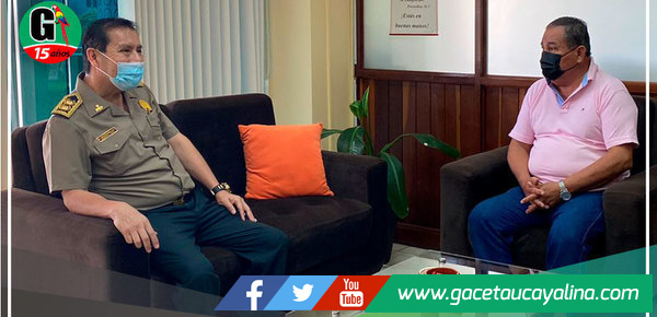 Jefe policial asume compromiso de combatir la delincuencia en Ucayali