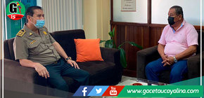 Jefe policial asume compromiso de combatir la delincuencia en Ucayali