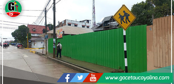 Colegios del casco urbano de Yarinacocha contarán con señalizaciones para evitar accidentes