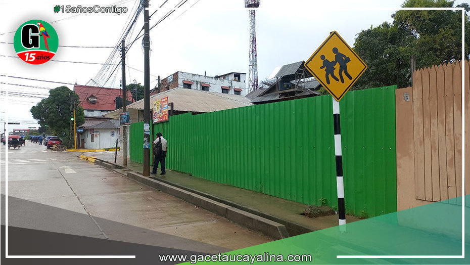 Colegios del casco urbano de Yarinacocha contarán con señalizaciones para evitar accidentes
