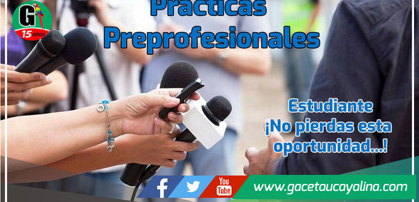 Prácticas Preprofesionales para estudiantes de Ciencias de la Comunicación